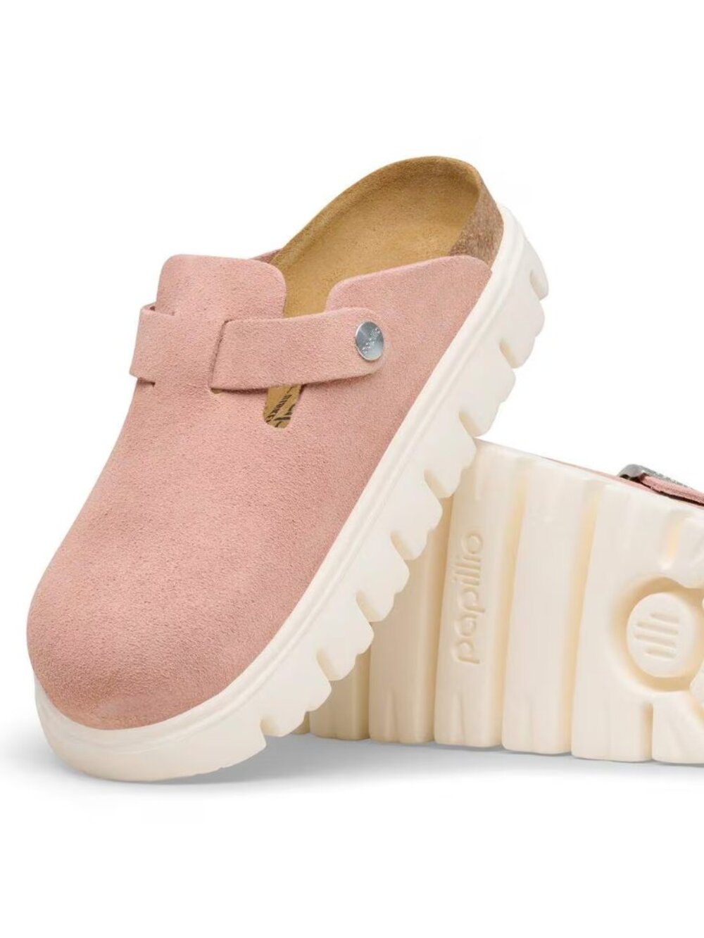 NEW Birkenstock BOSTON Chunky Platform Pink Clay 39 Clogs 39 Womens 8 to 8.5